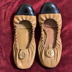 Tory Burch Abbey - Mestico/Patent leather Flats